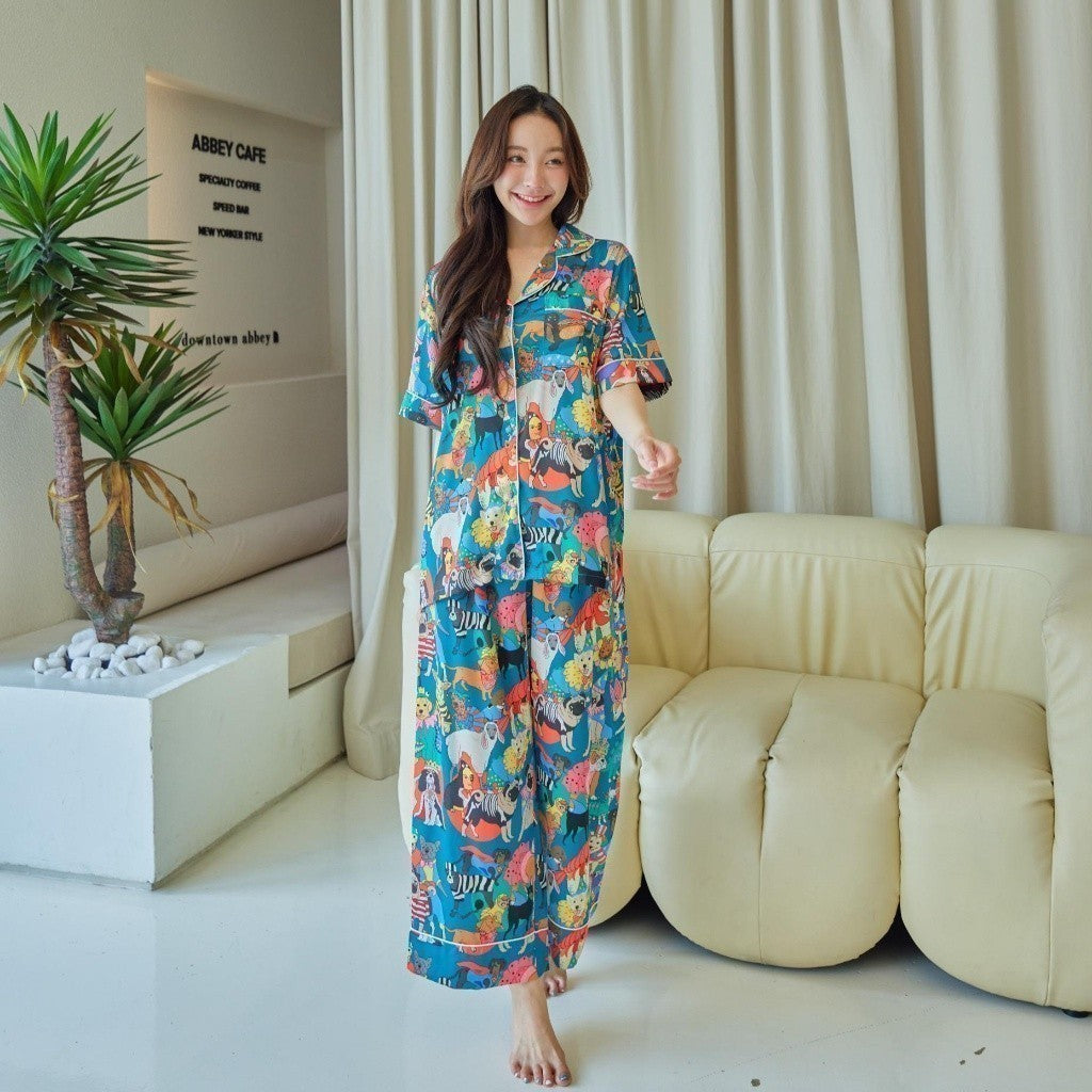 ชุดนอน Muslin Pajamas Collection Muslin Pet รุ่น (N1216 T1216 L1216 P1216)