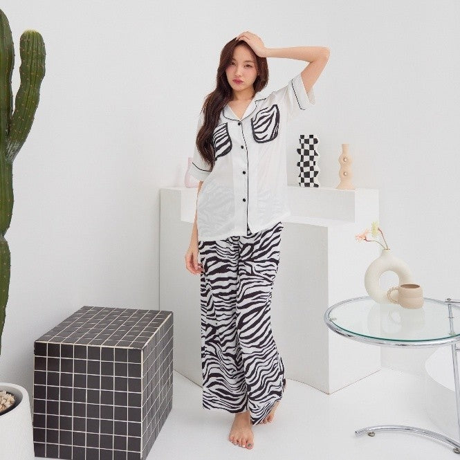 ชุดนอน Muslin Pajamas Silk Satin( รุ่น N3006 T3006 N3007 T3007)