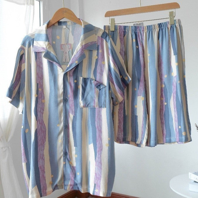 ชุดนอน Muslin Pajamas Organic bamboo ( Y104 )