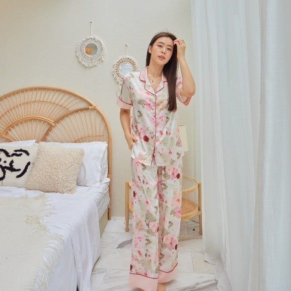 ชุดนอน Muslin Pajamas Silk Satin ( K1146 N1146 T1146 )
