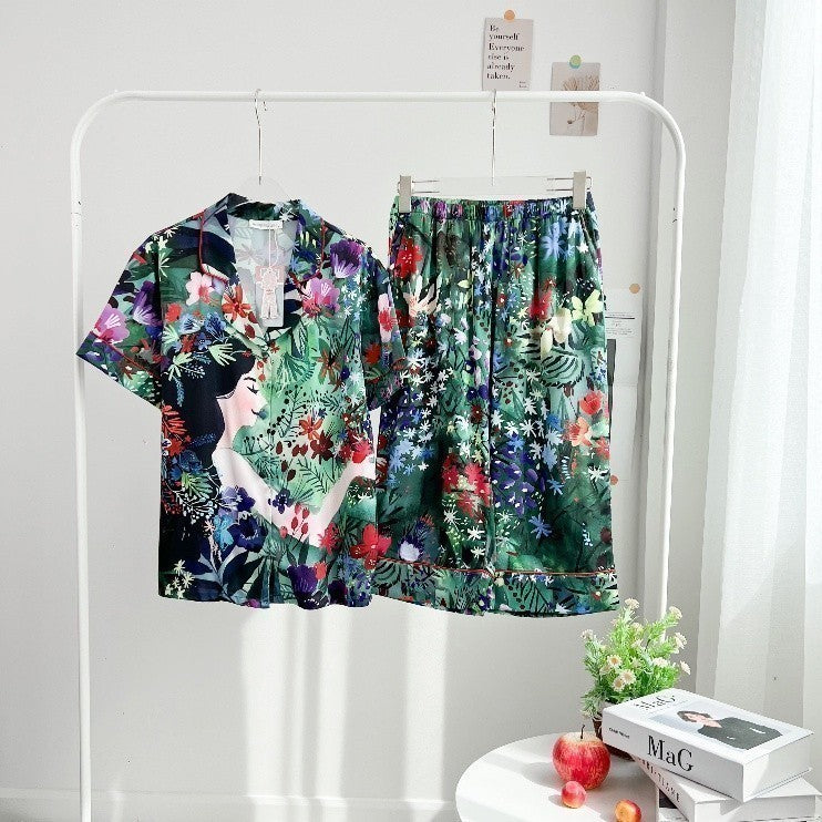 ชุดนอน Muslin Pajamas Silk Satin( รุ่น N2007 T2007 L2007 )