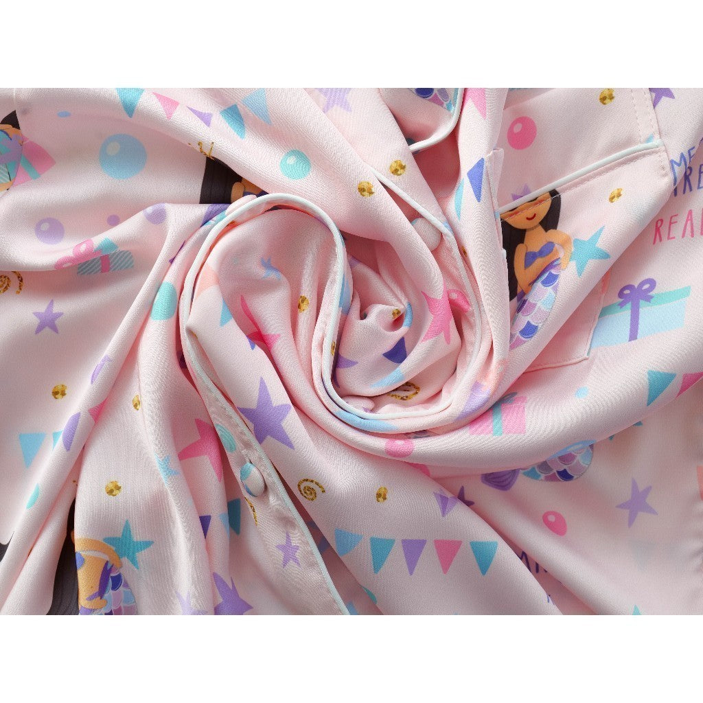ชุดนอน Muslin Pajamas Collection Muslin Pet Real Mermaids (M3060)