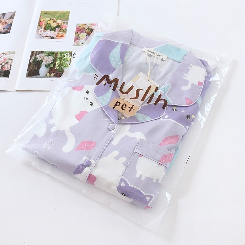 ชุดนอน Muslin Pajamas Collection Muslin Pet (N5026 T5026)