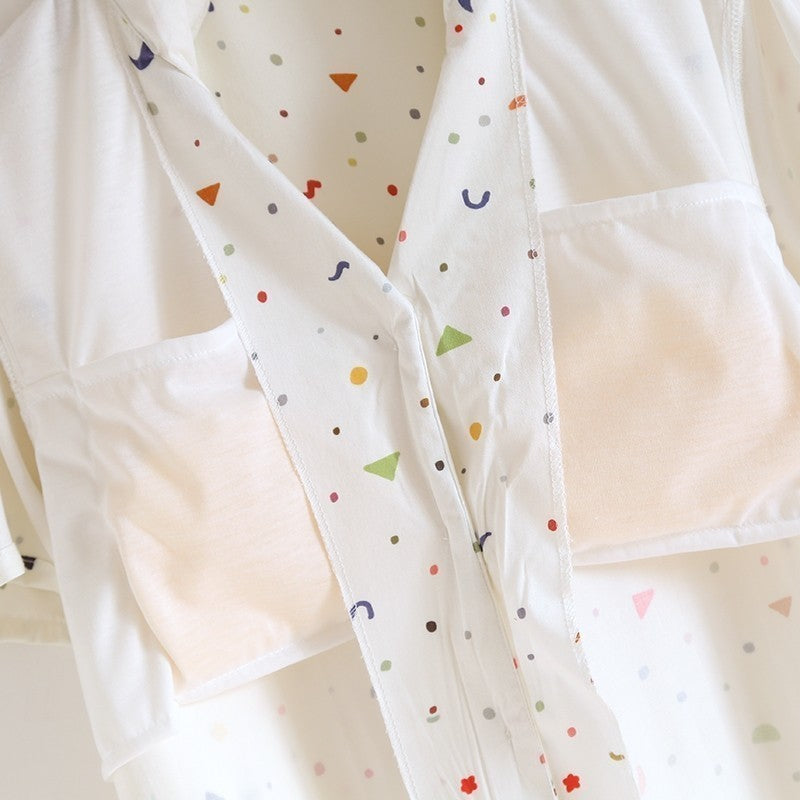 ชุดนอน Muslin Pajamas Organic bamboo รุ่น (A1015 B1015 E1015)