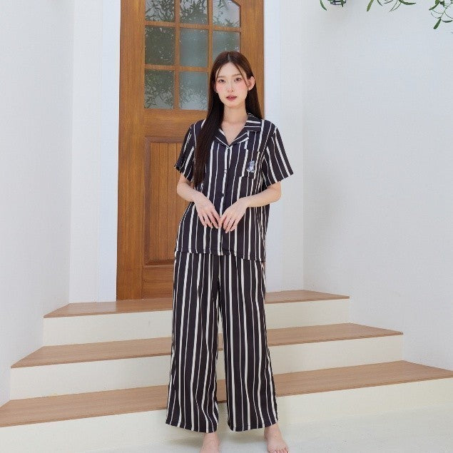 ชุดนอน Muslin Pajamas Silk Satin ( N1007 T1007 )