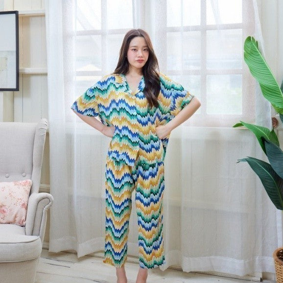 ชุดนอน Muslin Pajamas Organic bamboo ( G428 G429 )