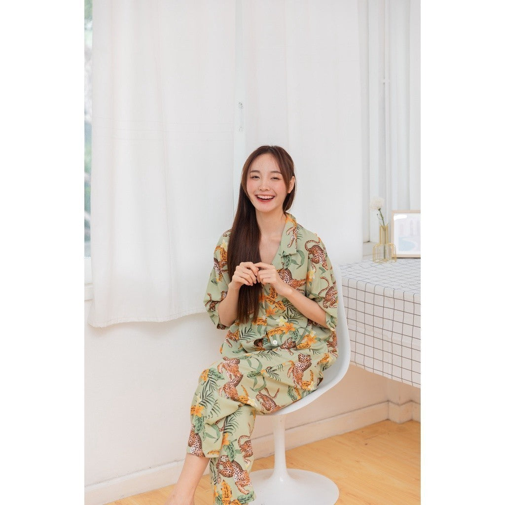 ชุดนอน Muslin Pajamas Organic Bamboo (G330 G331 G332 G333 A330 A331 A332 A333)