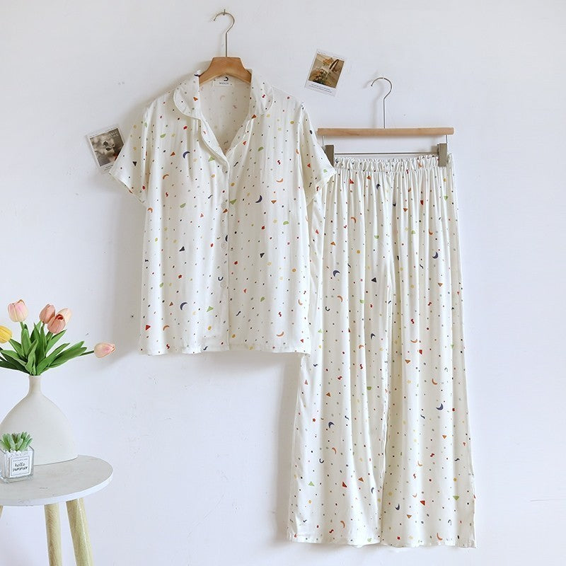 ชุดนอน Muslin Pajamas Organic bamboo รุ่น (A1015 B1015 E1015)
