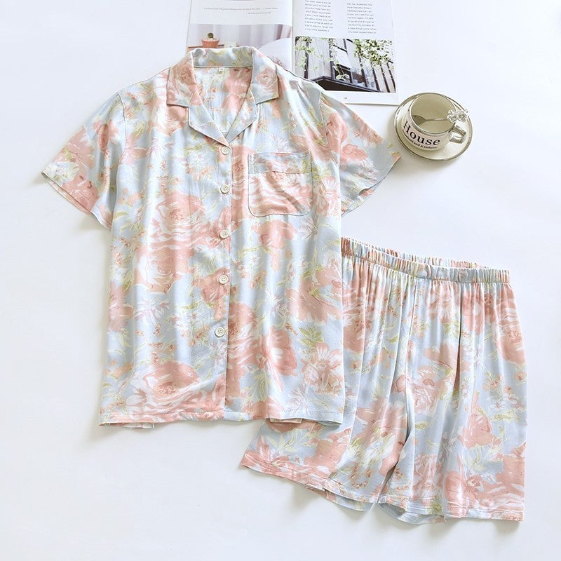 ชุดนอน Muslin Pajamas Organic bamboo รุ่น (A450 A451 A452 A453)|ชุดนอนผู้หญิง