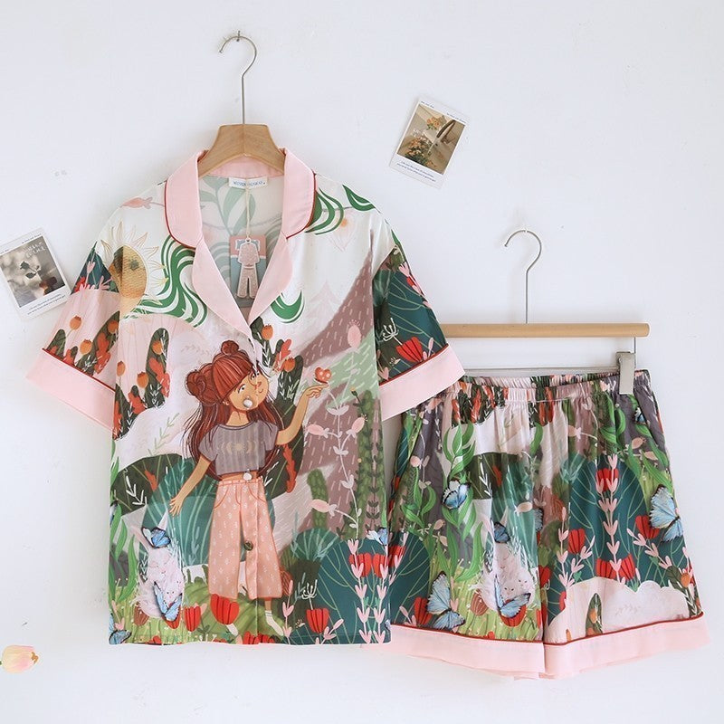 ชุดนอน Muslin Pajamas Silk Satin รุ่น (N2112 T2112 K2112)