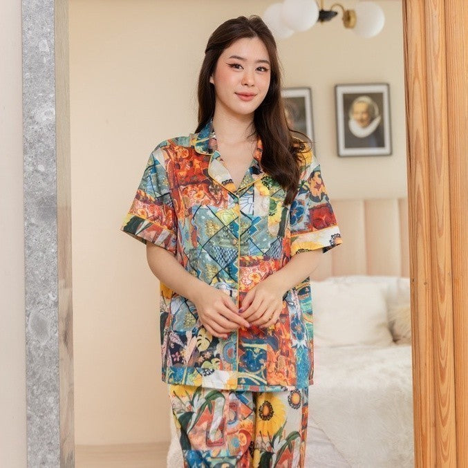 ชุดนอน Muslin Pajamas Organic bamboo ( N330 T330 )
