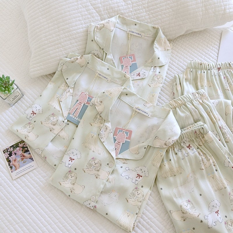 ชุดนอน Muslin Pajamas Organic bamboo รุ่น Cozy Woof (A1020 B1020 E1020)|ชุดนอนผู้หญิง