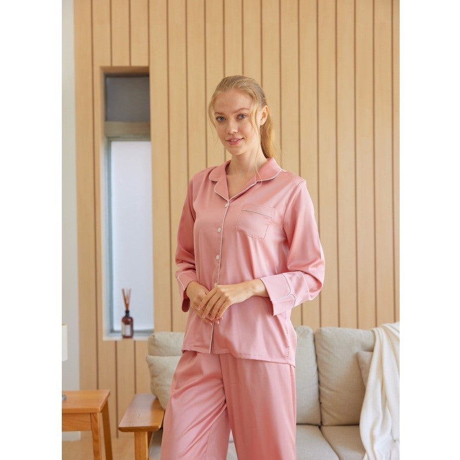 ชุดนอน Muslin Pajamas Silk Satin ( L930 P930 T930 )