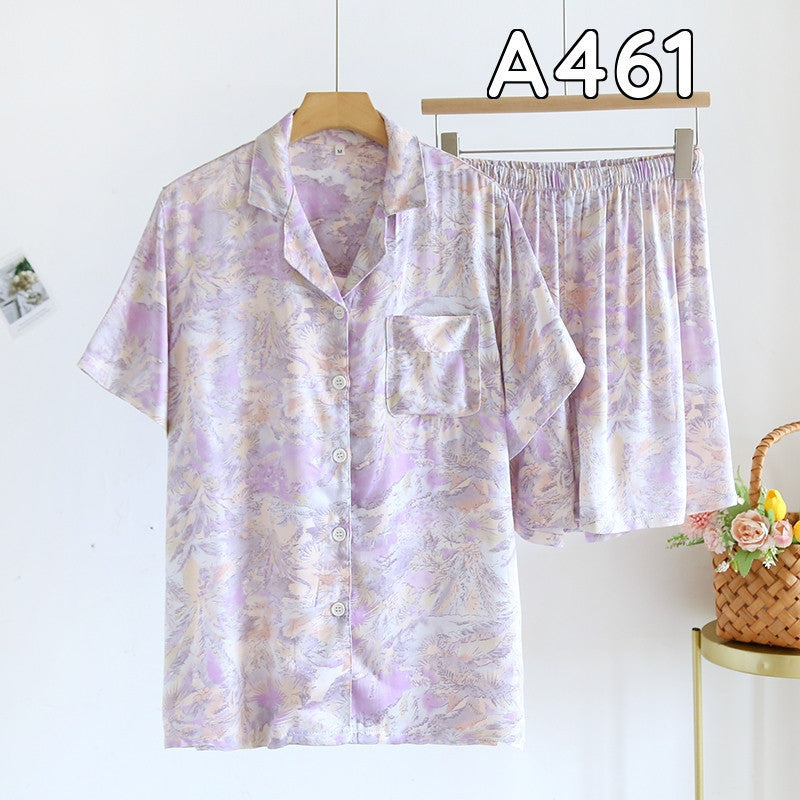 ชุดนอน Muslin Pajamas Organic bamboo รุ่น (A460 A461)