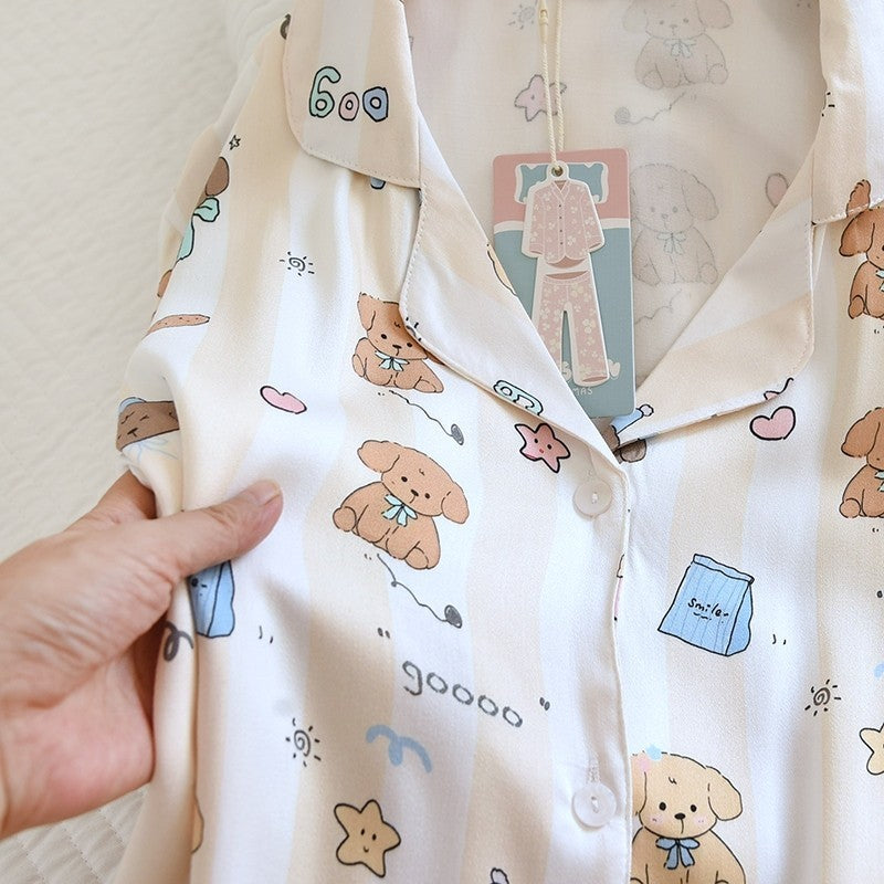 ชุดนอน Muslin Pajamas Organic bamboo รุ่น (A1023 B1023 E1023) | ชุดนอนผู้หญิง
