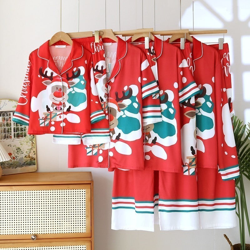 ชุดนอน Muslin Pajamas Silk Satin รุ่น (N2114 T2114 P2114 M2114)