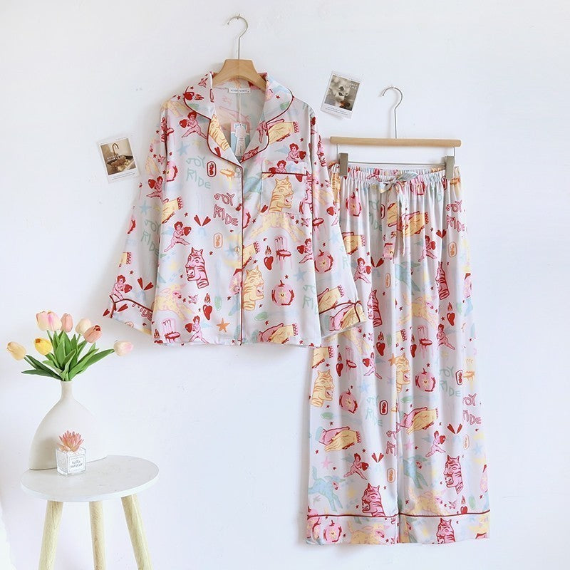 ชุดนอน Muslin Pajamas Silk Satin (N3167 T3167 P3167)
