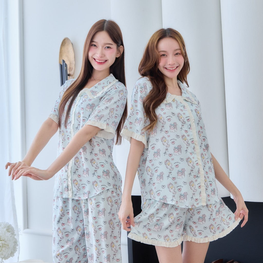 ชุดนอน Muslin Pajamas Collection Muslin Pet (N3136 T3136)