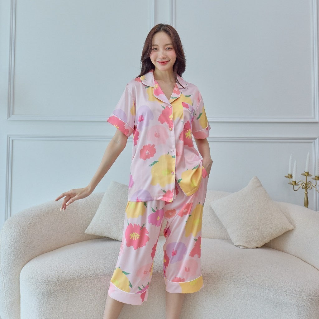 ชุดนอน Muslin Pajamas Collection Muslin Pet (รุ่น Spring Foral N3064 L3064 T3064 K3064)
