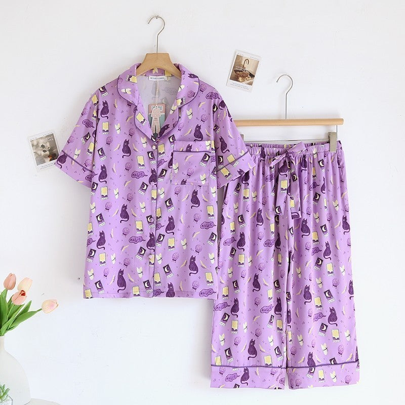 ชุดนอน Muslin Pajamas Silk Satin (N3179 T3179 L3179 K3179)