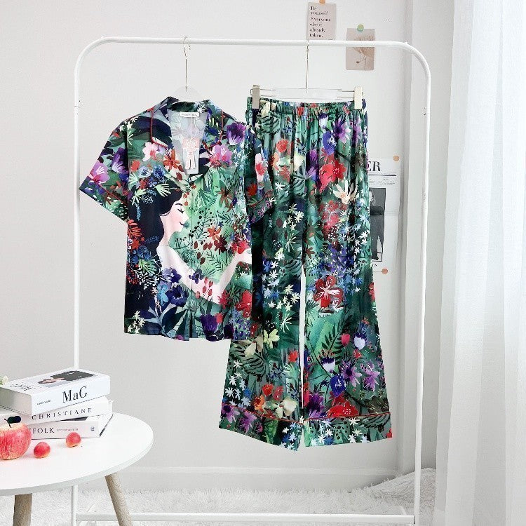 ชุดนอน Muslin Pajamas Silk Satin( รุ่น N2007 T2007 L2007 )