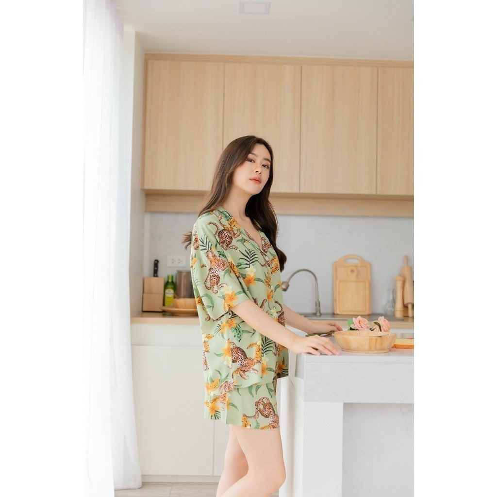 ชุดนอน Muslin Pajamas Organic Bamboo (G330 G331 G332 G333 A330 A331 A332 A333)