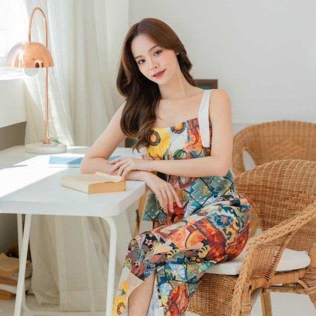 ชุดนอน Muslin Pajamas Silk Satinรุ่น Picasso(W330 V330 L330 K330 R330)|ชุดนอนผู้หญิง,ชุดนอนชุดเที่ยว