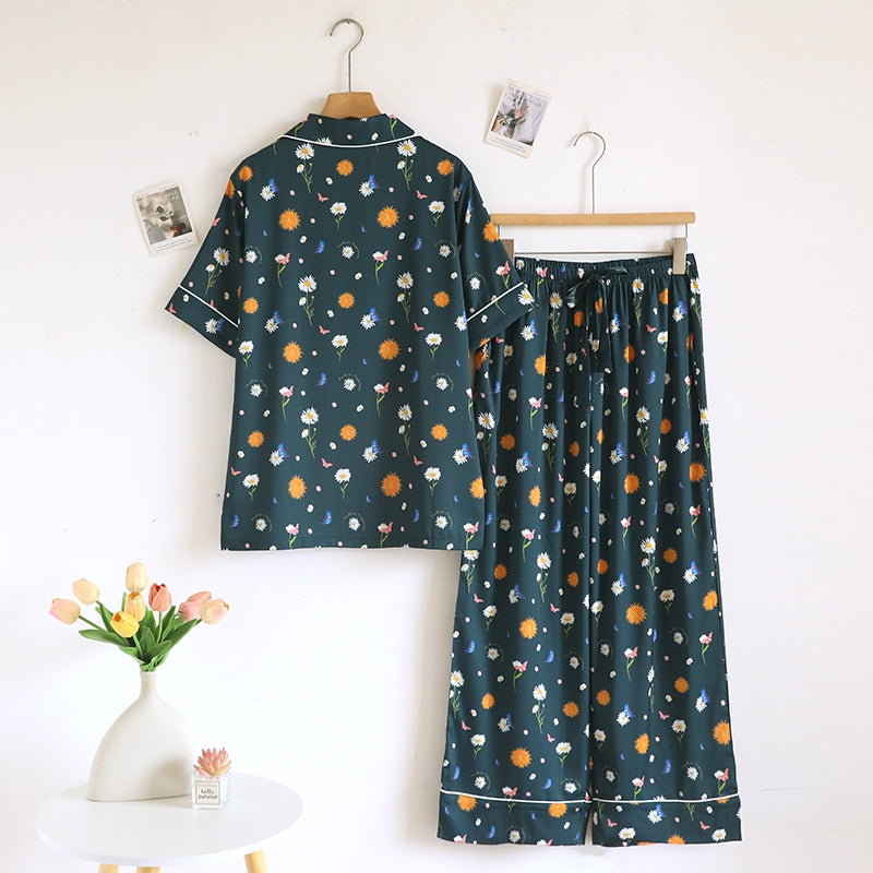 ชุดนอน Muslin Pajamas Muslin Pet รุ่น Chamomile (T3257 T3258 T3264 T3265) | ชุดนอนชุดเที่ยว