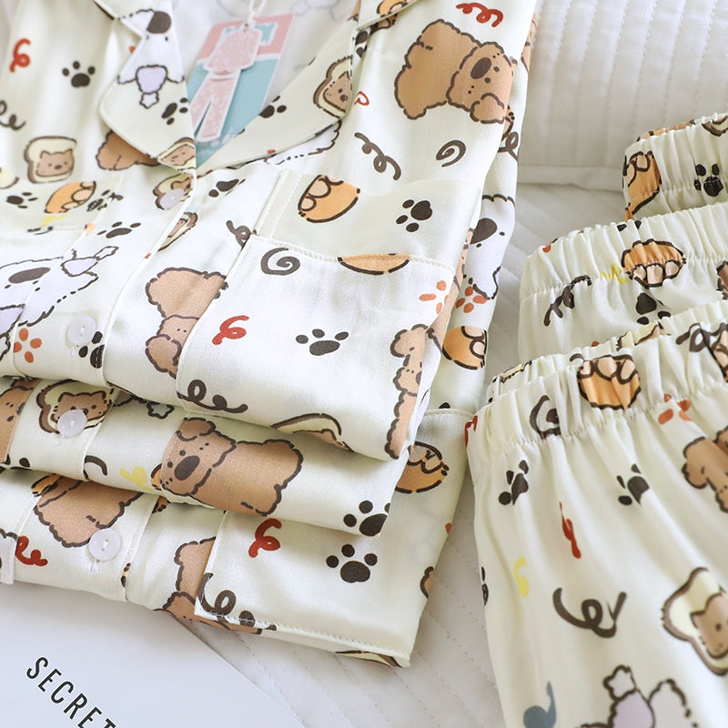 ชุดนอน Muslin Pajamas Organic bamboo รุ่น (A1047 B1047 E1047) | ชุดนอนผู้หญิง