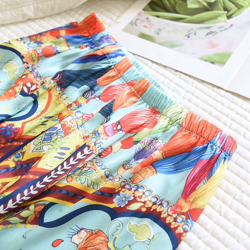 ชุดนอน Muslin Pajamas Silk Satin (R24 R2145 R2146) | ชุดนอนสสายเดี่ยว,ชุดนอนผู้หญิง