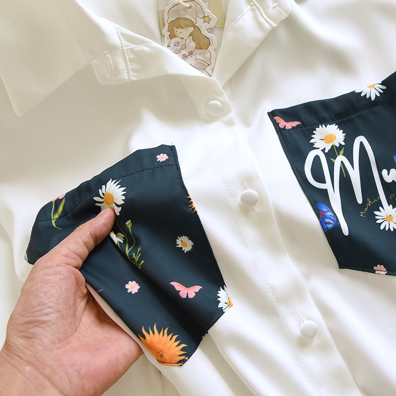 ชุดนอน Muslin Pajamas Muslin Pet รุ่น Chamomile (T3257 T3258 T3264 T3265) | ชุดนอนชุดเที่ยว