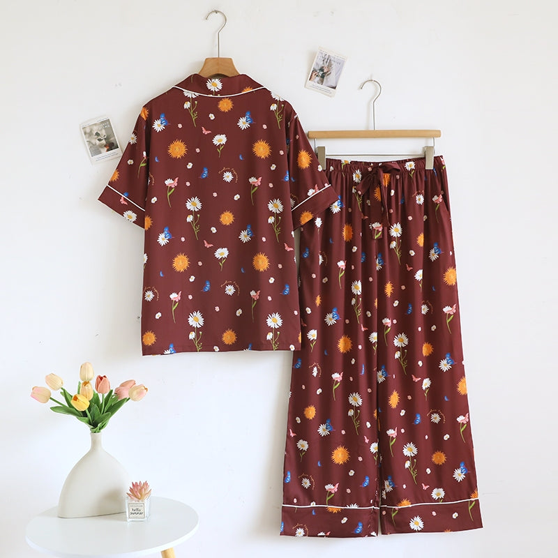 ชุดนอน Muslin Pajamas Muslin Pet รุ่น Chamomile (T3257 T3258 T3264 T3265) | ชุดนอนชุดเที่ยว