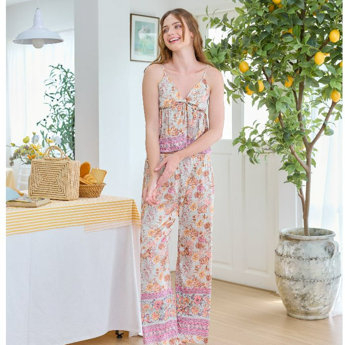 ชุดนอน Muslin Pajamas Silk Satin (R24 R2145 R2146) | ชุดนอนสสายเดี่ยว,ชุดนอนผู้หญิง