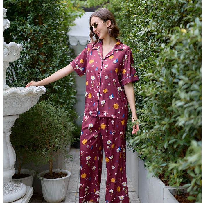 ชุดนอน Muslin Pajamas Muslin Pet รุ่น Chamomile (T3257 T3258 T3264 T3265) | ชุดนอนชุดเที่ยว