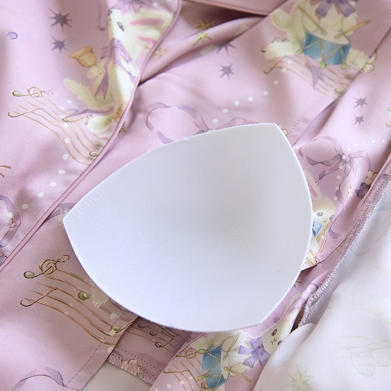 ชุดนอน Muslin Pajamas Silk Satin รุ่น Symphony of Dreams (N5140 T5140 M5140)ชุดนอนแม่ลูก,ชุดนอนมีบรา