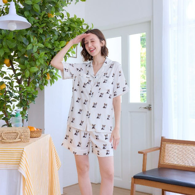 ชุดนอน Muslin Pajamas Collection Muslin Pet รุ่น Cuddle Pup (N3263 T3263) | ชุดนอนผู้หญิง
