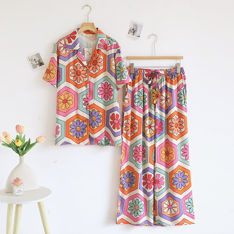 ชุดนอน Muslin Pajamas Muslin Pet รุ่นSummer (3253 3254 3245 3246 3247 3248 3249 3250)|ชุดนอนชุดเที่ยว