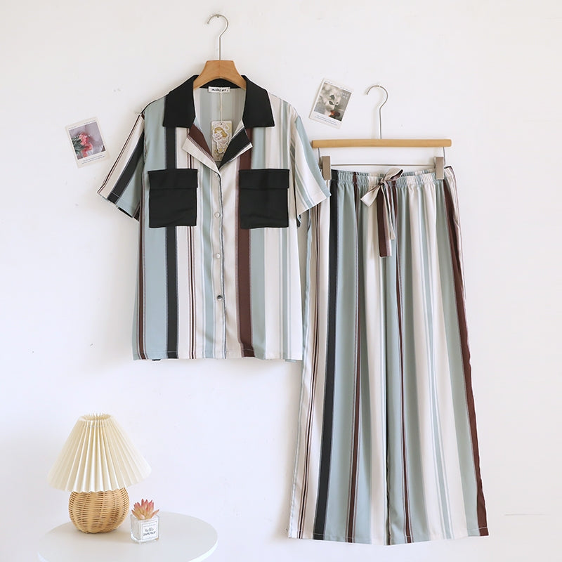 ชุดนอน Muslin Pajamas Collection Muslin Pet รุ่น Davy's Gray (N3288 T3288 Y3288 Y3289) | ชุดคู่รัก