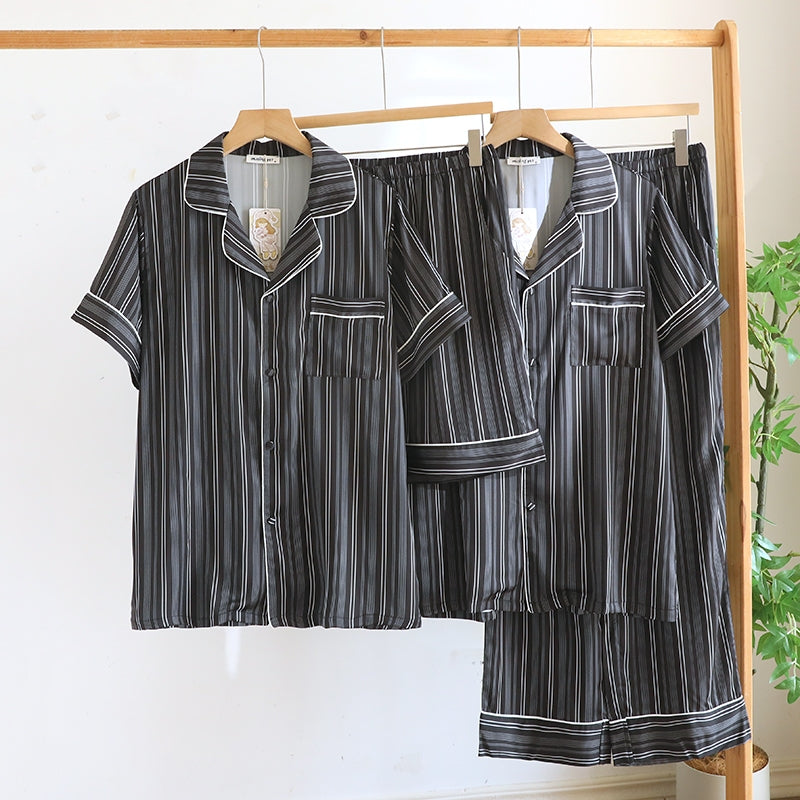 ชุดนอน Muslin pajamas Collection Muslin Pet รุ่น Steel Rhythm (Y3295 Y3296) | ชุดผู้ชาย