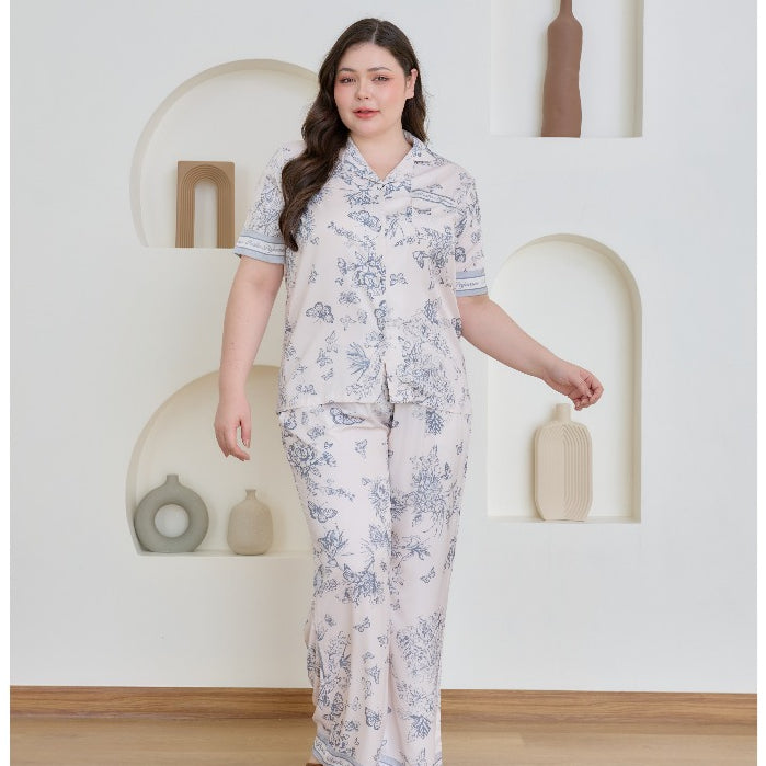 ชุดนอน Muslin Pajamas Collection Muslin Pet รุ่น Butterfly Forest (N/T/L/K 3139) | ชุดนอนผู้หญิง