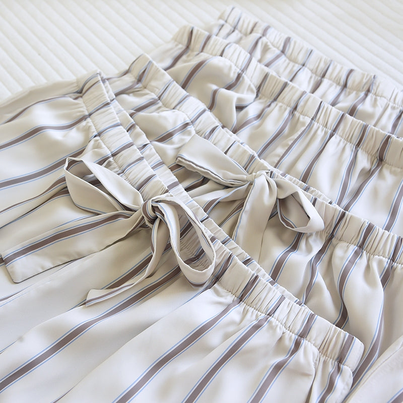 ชุดนอน Muslin Pajamas Collection Muslin Pet ร่น Cozy Rhythm (N3303 T3303 Y3303 Y3304) | ชุดนอนคู่รัก