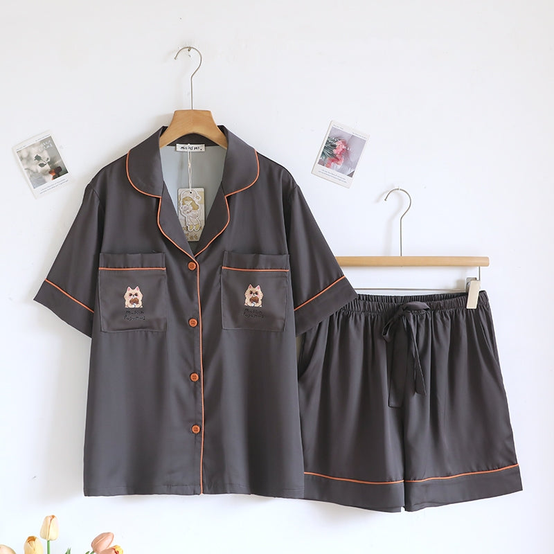 ชุดนอน Muslin Pajamas Collection Muslin Pet รุ่น Feline Dreams (N/T 3283 3284 3285) | ชุดนอนผู้หญิง