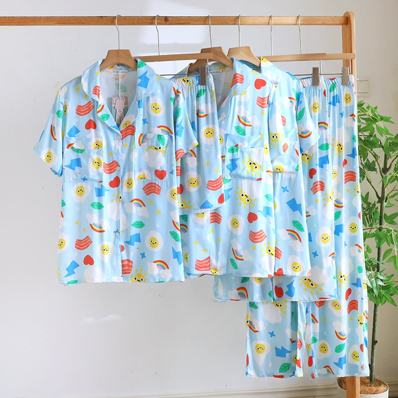 ชุดนอน Muslin Pajamas Organic bamboo รุ่น Sunny Mornings (A1064 B1064 E1064) | ชุดนอนผู้หญิง