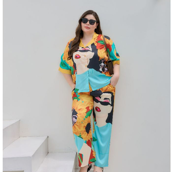 ชุดนอน Muslin Pajamas Silk Satin รุ่นWOMEN SET (V1139 V1140 V1141 V1142 V1143 V1144 V1145)|ชุดนอนแฟชั่น,ชุดนอนผู้หญิง