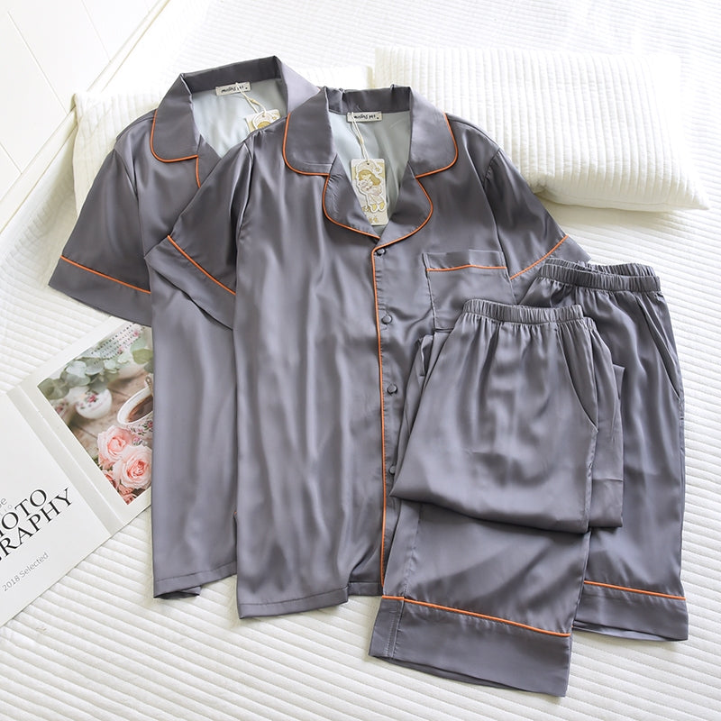 ชุดนอน Muslin Pajamas Collection Muslin Pet รุ่น Soft Ember (Y3290 Y3291) | ชุดผู้ชาย