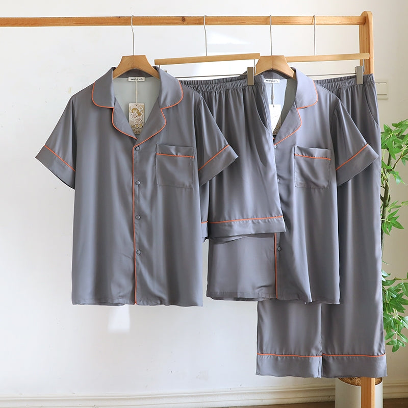 ชุดนอน Muslin Pajamas Collection Muslin Pet รุ่น Soft Ember (Y3290 Y3291) | ชุดผู้ชาย