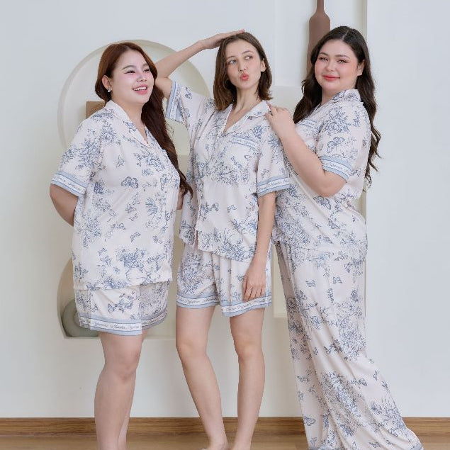 ชุดนอน Muslin Pajamas Collection Muslin Pet รุ่น Butterfly Forest (N/T/L/K 3139) | ชุดนอนผู้หญิง