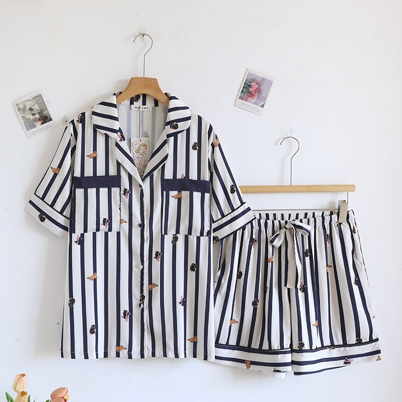 ชุดนอน Muslin Pajamas Collection Muslin Pet รุ่น Ocean Gang (N3293 T3293 Y3293 Y3294) | ชุดคู่รัก