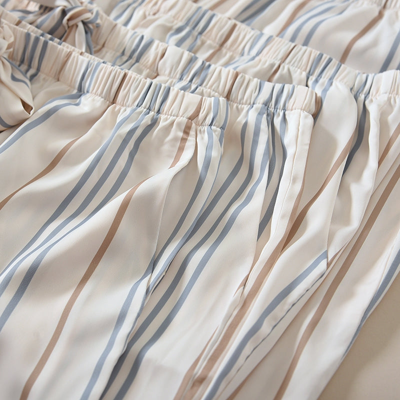 ชุดนอน Muslin Pajamas Collection Muslin Pet รุ่น Creamy Harmony(N3281T3281K3281Y3281Y3282)|ชุดคู่รัก