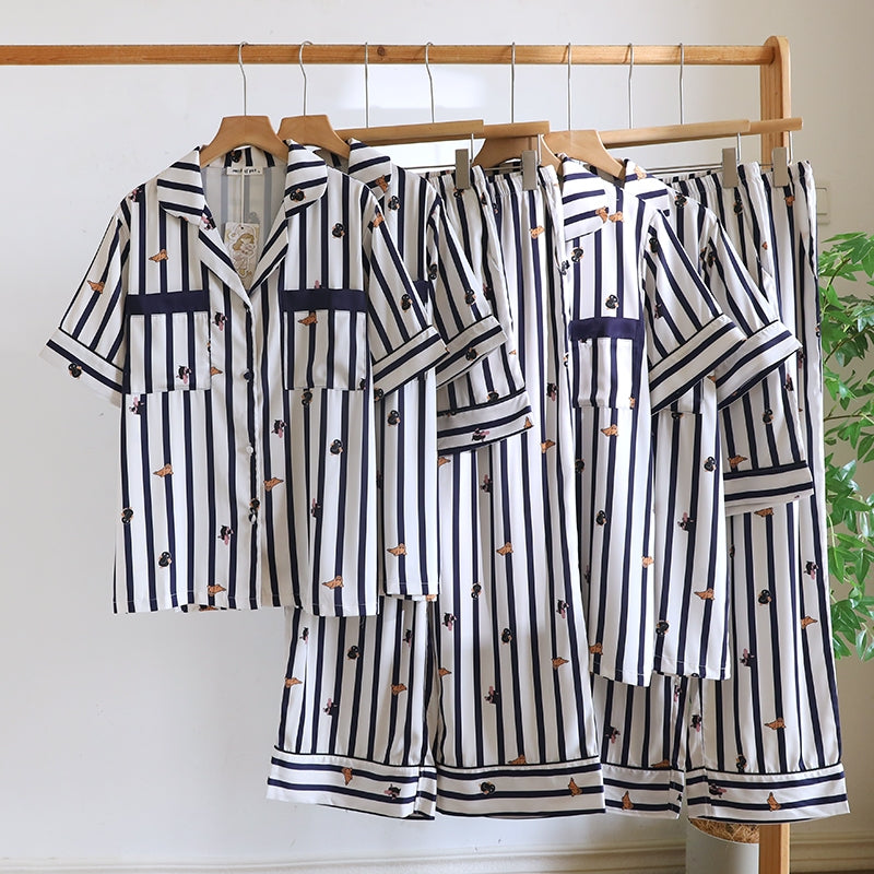 ชุดนอน Muslin Pajamas Collection Muslin Pet รุ่น Ocean Gang (N3293 T3293 Y3293 Y3294) | ชุดคู่รัก